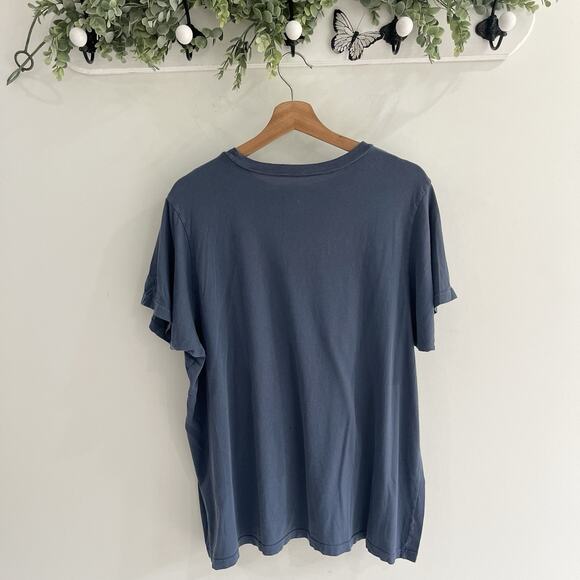 Modcloth Literacy Inspired Professional Bookworm T Shirt Blue Size 1X FF1820 - Picture 2 of 4